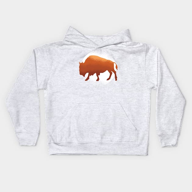 Buffalo Kids Hoodie by TomCage